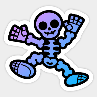 Skeleton Jig - Vaporwave Edition Sticker